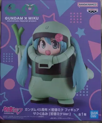 GUNDAM x 하츠네 미쿠 피규어 자쿠미쿠