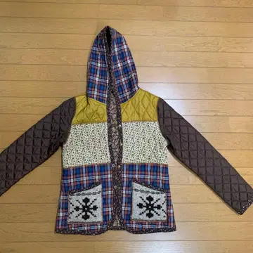 멀티 컬러 패치워크 자켓 리버서블