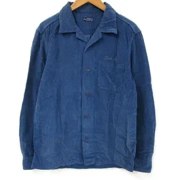 FLAT HEAD 플랫 헤드 코듀로이 오픈 카라 셔츠 M