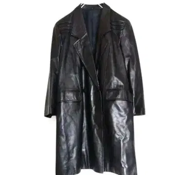 쇼와 빈티지 소가죽 테일러드 미들 코트 / 일본제