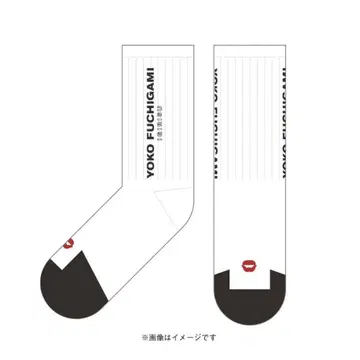 YOKO FUCHIGAMI 실루엣 양말 로버트 아키야마