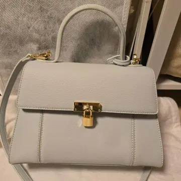 SNIDEL 라이트 그레이 숄더백