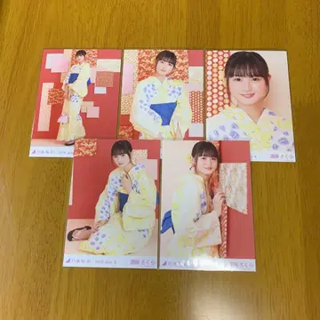 엔도 사쿠라 2019 유카타 노기자카46 브로마이드 컴프