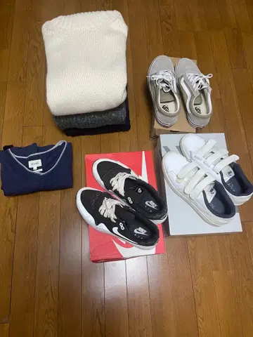 남성용 구제 의류 스니커즈