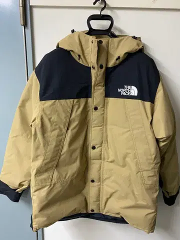 THE NORTH FACE 다운 자켓 베이지/블랙