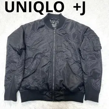 미사용 UNIQLO +J 오버 사이즈 MA-1 블루종 다운 자켓