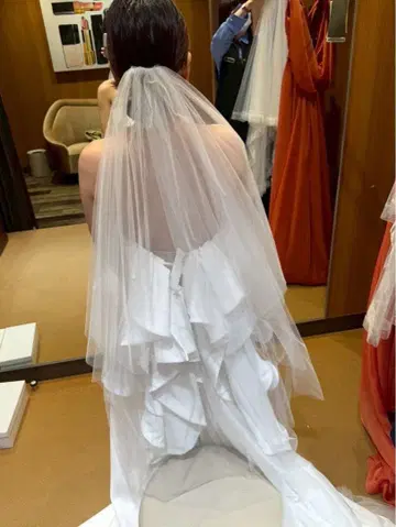 웨딩 베일 라메 튤 CV-950-SM