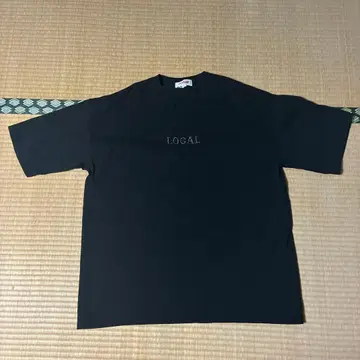 CutRate LOGAL 자수 블랙 T셔츠 XL