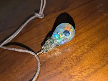 다색 오팔풍 펜던트