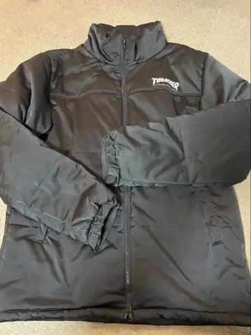 THRASHER 충전솜 자켓 블루종 XXL 블랙