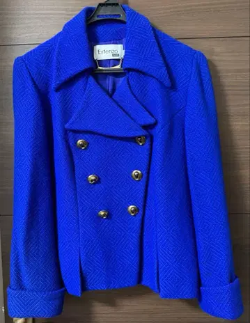 구제 의류 자켓 파랑 블루 레트로 빈티지