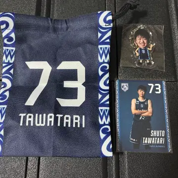 후쿠이 브로윈즈 타와타 슈토 복조리 아크릴 키링 트레이딩 카드 세트