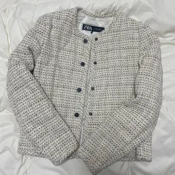 ZARA 트위드 자켓 XS