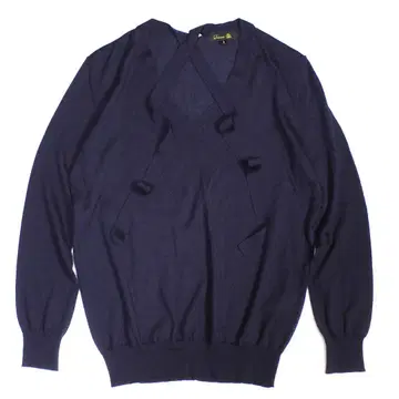 드로어 캐시미어 실크 보타이 니트 2 네이비 드로어