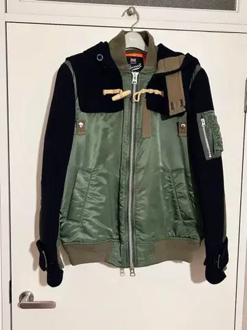 sacai x Gloverall 더플 ma1