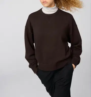 유니클로 U 크루넥 코튼 스웨터