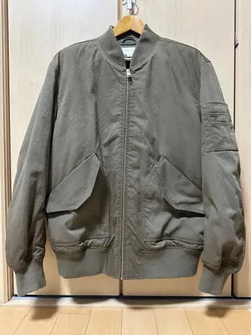 ZARA ORIGINS 카키 MA-1 플라이트 자켓
