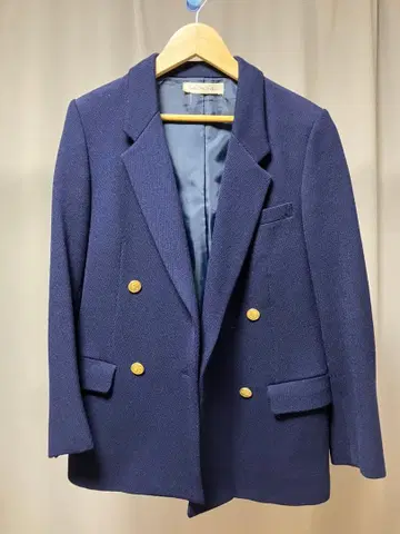 LADIESNEWYORKER 더블 버튼 자켓 아우터 울 9호