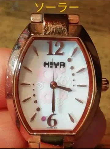 BG34 하이 레이디 솔라 시계 작동품 플라워 리프