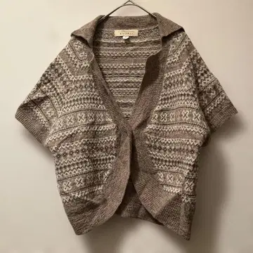 여성 중고 의류 HUMAN WOMAN 알파카 니트 가디건