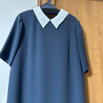 INDIVI 옷깃 레이스 원피스