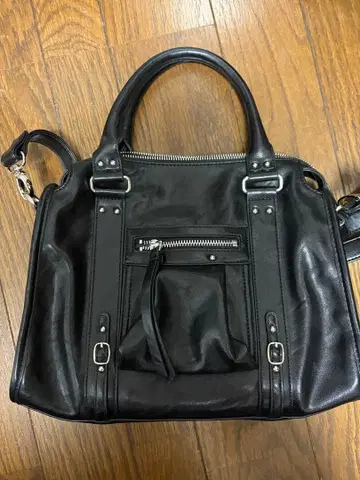 JEANASIS 앤티크 인조 가죽 보스턴