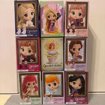 Qposket 피규어 세트 디즈니 캐릭터