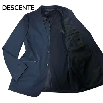 새상품급 DESCENTE 테일러드 자켓 다크 네이비 스트레치 AB7