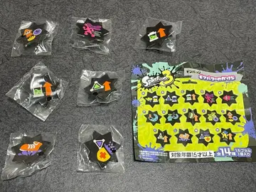 Splatoon 핀 배지 기어 파워 조각 7개 세트