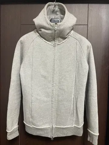 AZbyjunhashimoto 그레이 집업 후드티 M