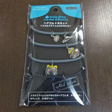 메탈슬라임과 친구들 머리끈 4개 세트 드래곤 퀘스트