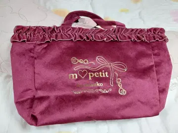 m petit by maruko 버건디 토트백