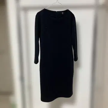 UNIQLO 네이비 M 사이즈 긴팔 원피스