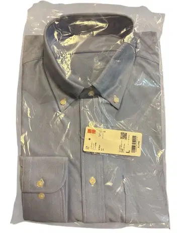 논아이론 저지 셔츠 긴팔 사이즈 L UNIQLO 새상품