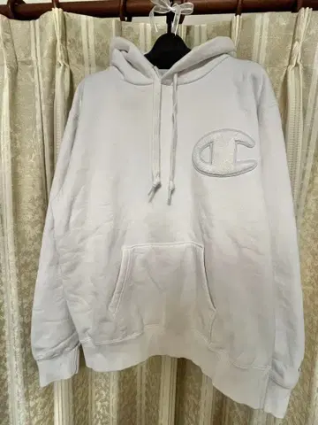 Champion 화이트 후드티