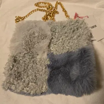 FURFUR 퍼 패치워크 숄더백