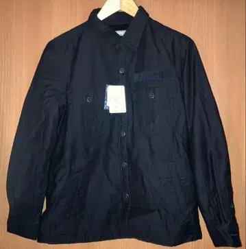 나노 유니버스 보아 포함 밀리터리 셔츠 블루종