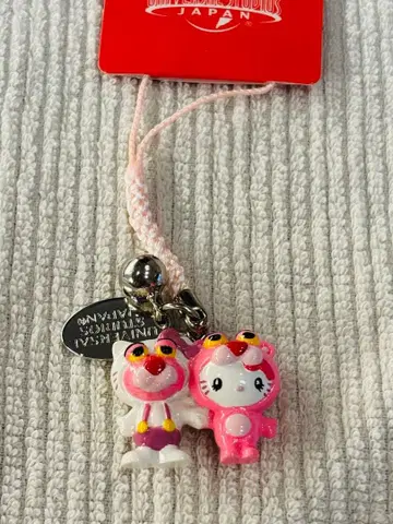 헬로키티 핑크 팬서 USJ 한정판 끈 스트랩 초레어! 지역 한정