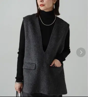 라운지 드레스 Loungedress 샤기 베스트