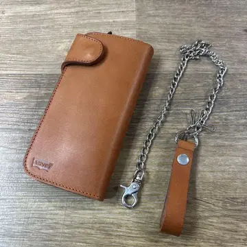 Levi's 가죽 장지갑 브라운 새상품 미사용 택 포함