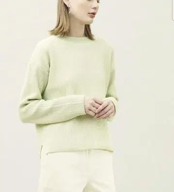 새상품급 DES PRES TOMORROWLAND 데프레 니트 그린 S