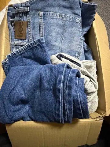 아메카지 묶음 판매 Lee 등 데님 몇 벌, 셔츠, 긴팔 합쳐 20여 점