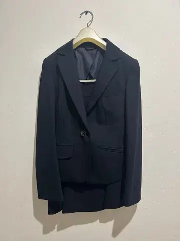 아오야마 양복 N라인 수트 셋업 네이비 패턴 5호