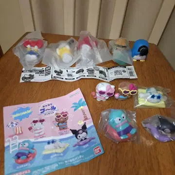 산리오 캐릭터 가챠 피규어 10종류