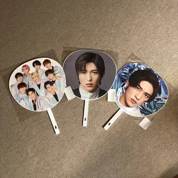 Snow Man 메구로 렌 부채 세트