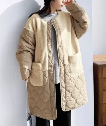 reca 노카라 보아 x 박쥐퀼트 코트