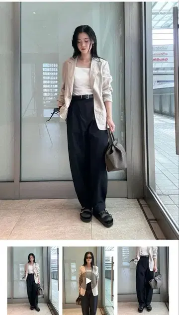 [ 완판 ] UNITED ARROWS 데님 라이크 배럴 팬츠