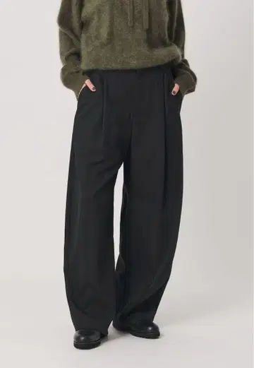 BEAUTY&YOUTH 모/폴리에스테르 커브 팬츠 워셔블