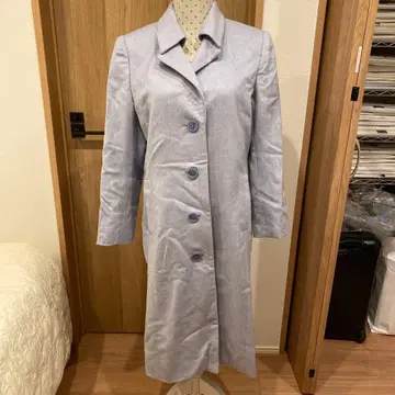 라이트 블루 롱 코트 미사용 새상품