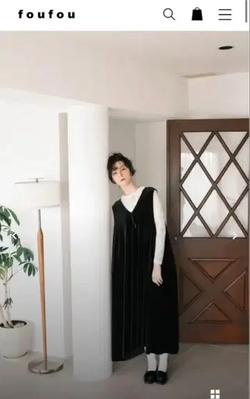 THE DRESS #16 민소매 벨루어 원피스